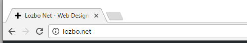 Barra de navegación principal de Google Chrome