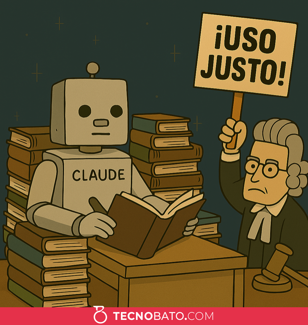 Anthropic gana fallo clave en EE.UU. sobre derechos de autor.