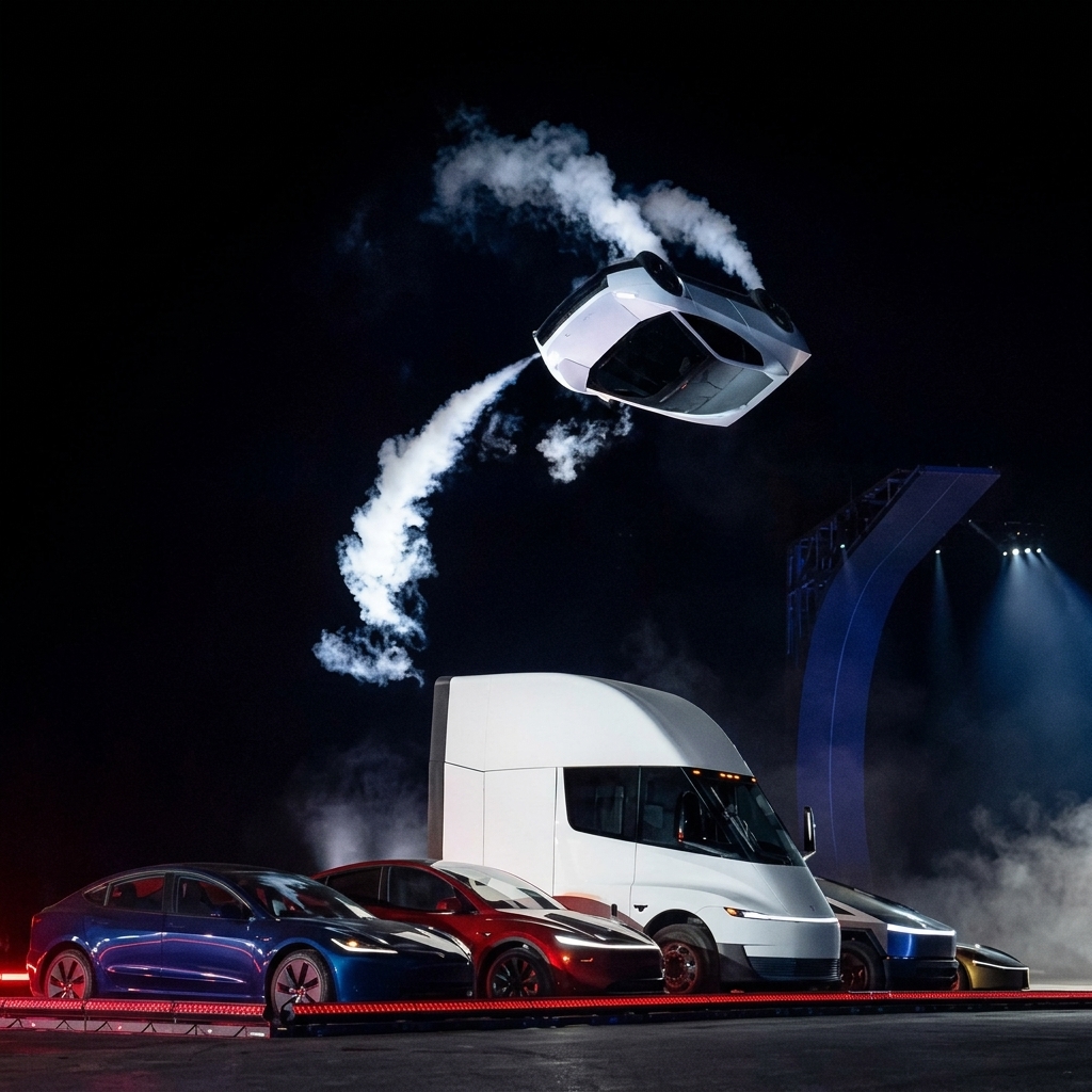 Tesla presenta el nuevo Roadster con propulsores de SpaceX.